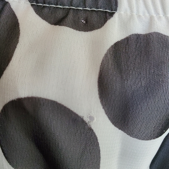 3/$30 Speechless Black and White Polka Dot Dress With Pleated Skirt - Picture 7 of 10